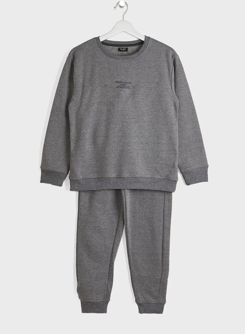 Ripples Sweatshirt And Joggers Set
