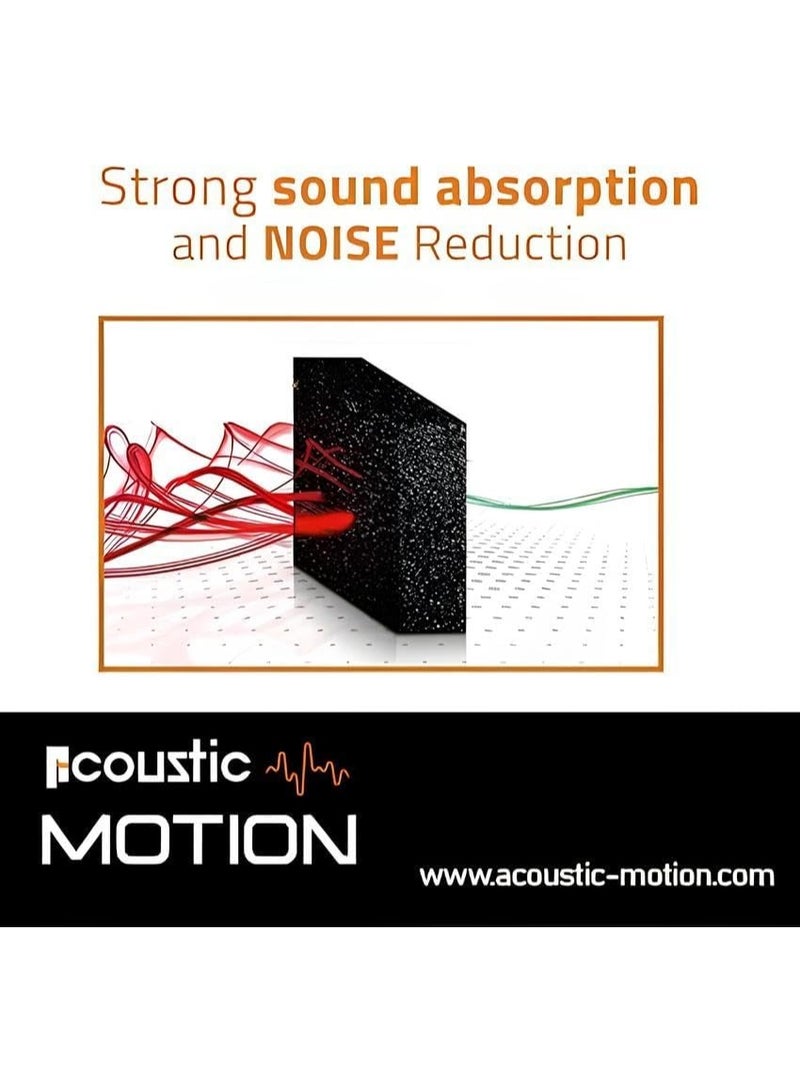 Acoustic Motion Acoustic Bass Trap Absorption-Diffusion-Reflection-Soundproofing-For corners ISOHEX design acoustic panel,size 60x30x30 cm for Home Studio,Recording Insulation Low to High Frequency wood+Foam,Brown - Image 4