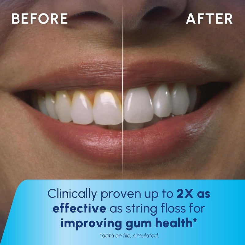 Waterpik جهاز تنظيف الأسنان بالماء اللاسلكي القابل لإعادة الشحن من ووتربك Pulse المحمول للعناية بالأسنان واللثة وتقويم الأسنان والسفر مع 2 نصائح تنظيف مقاوم للماء معتمد من ADA WF20 التعبئة قد تختلف - Image 5