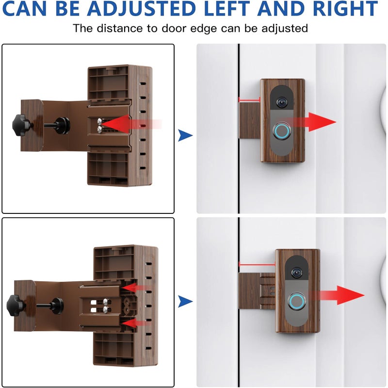KIMILAR Anti-Theft Video Doorbell Mount Compatible with Most Wireless Video Doorbell, Adjustable Mounting Bracket Accessories for Houses, Apartments, Businesses - Image 5