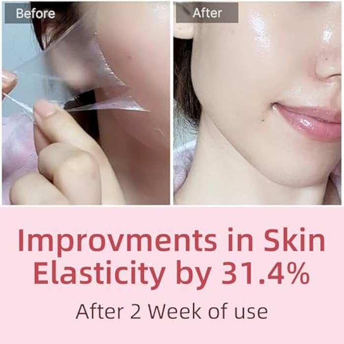 IREV Collagen Wrapping Mask, Peel Off Facial Mask, Face Masks Skincare, Hydrolyzed Collagen For Glowing Skin, Deep Repairing, Hydrating, Glass Skin,Facial Masks Skin Care, Face Moisturizer 80ml 2.71oz - Image 2