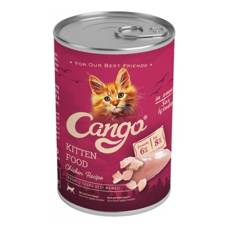 CANGO Kitten Food Canned – Chicken – 415g - 12 Pcs - Image 2