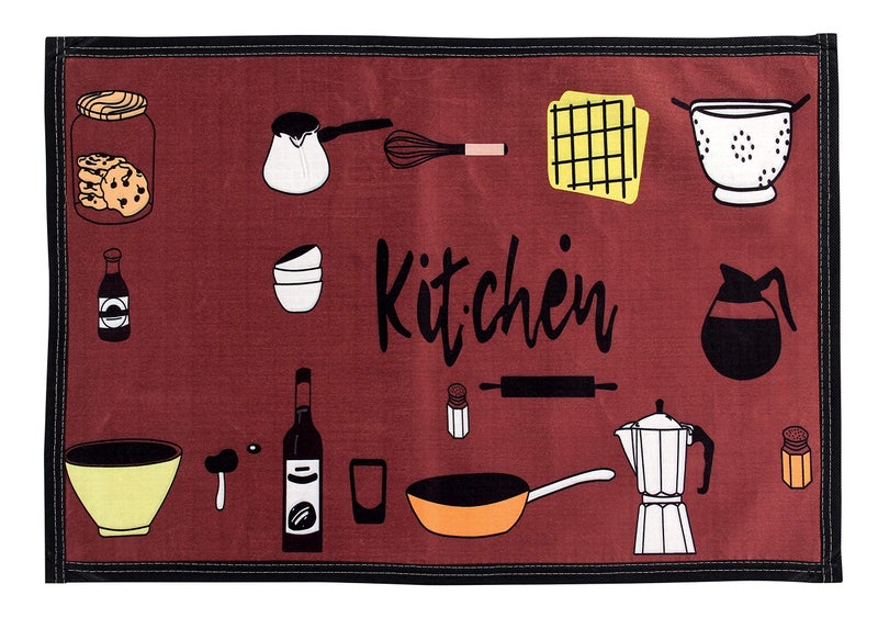 AAZEEM Kitchen Floor Mat & Runner with Anti Skid Backing, Set of 2 (40 x 120 & 40 x 60 cm) - Image 3