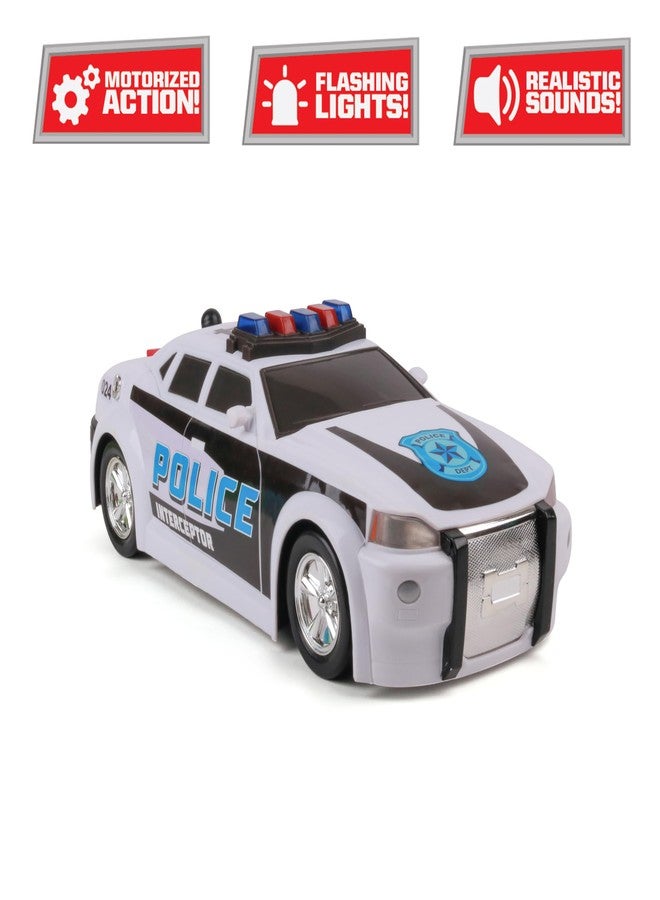 Mighty Fleet Mighty Motorized Police Cruiser Toy Police Car - Realistic Lights, Sounds & Motorized Feature - Ages 3 and Up - Image 3