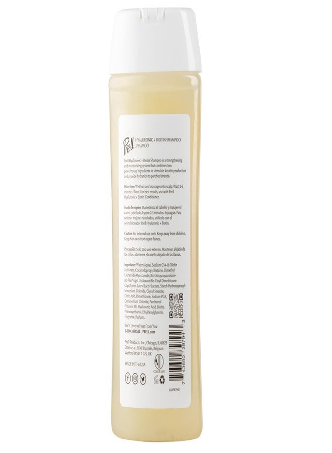 Prell Hyaluronic + Biotin Moisturizes & Strengthens Shampoo for All Hair Types 13.5 fl.oz (Pack of 3) - Image 4