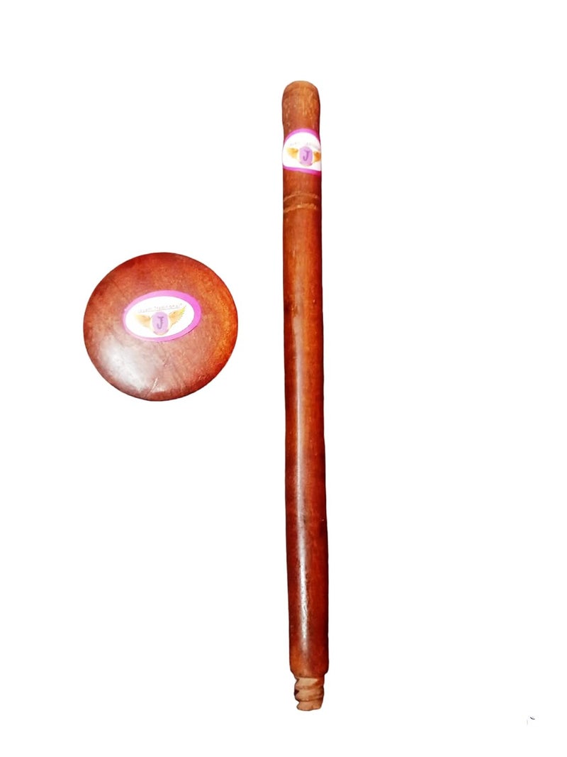 Jayam Traditional مهرس يدوي متعدد الأغراض من الخشب التقليدي جايام - Image 3