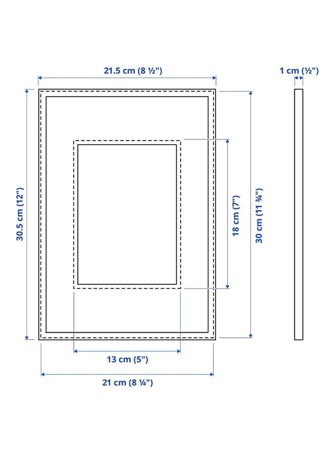 إيروريكس إطار من الألومنيوم، 21×30 سم - Image 3