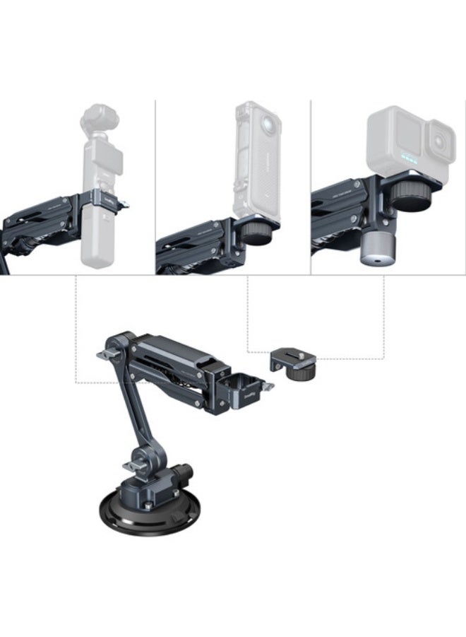 SmallRig mini Shock Absorber Arm for DJI Osmo Pocket 3 / GoPro HERO13 / Insta360 X4 5123 - Image 3