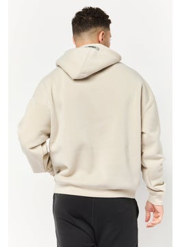 Originals by Brooklyn Cloth Men Brand Logo Long Sleeve Hoodie, Light Grey  - Image 4