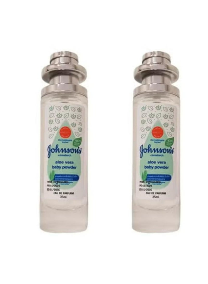 جونسون بيبي عطر الصبار 35 مل 2 قطعة