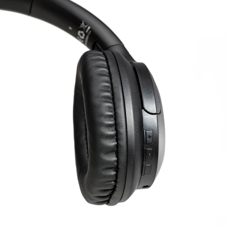 moodix Wireless Over the Ear Headphones, Active Noise Cancelling Headphones, 10 Hours Playtime, Bluetooth Headphones, Hands-Free Mic & Voice Assistant, Lightweight Case - Image 3