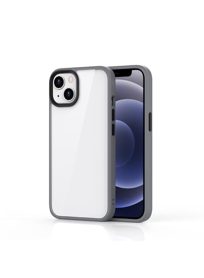 زبون جراب لهاتف iPhone 13 mini Ming Shield Hybrid Frosted شفاف من البولي كربونات + جراب TPU مقاوم للخدش والصدمات - Image 1