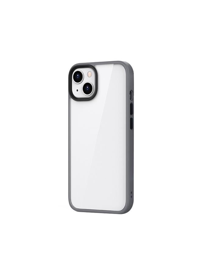 زبون جراب لهاتف iPhone 13 mini Ming Shield Hybrid Frosted شفاف من البولي كربونات + جراب TPU مقاوم للخدش والصدمات - Image 2