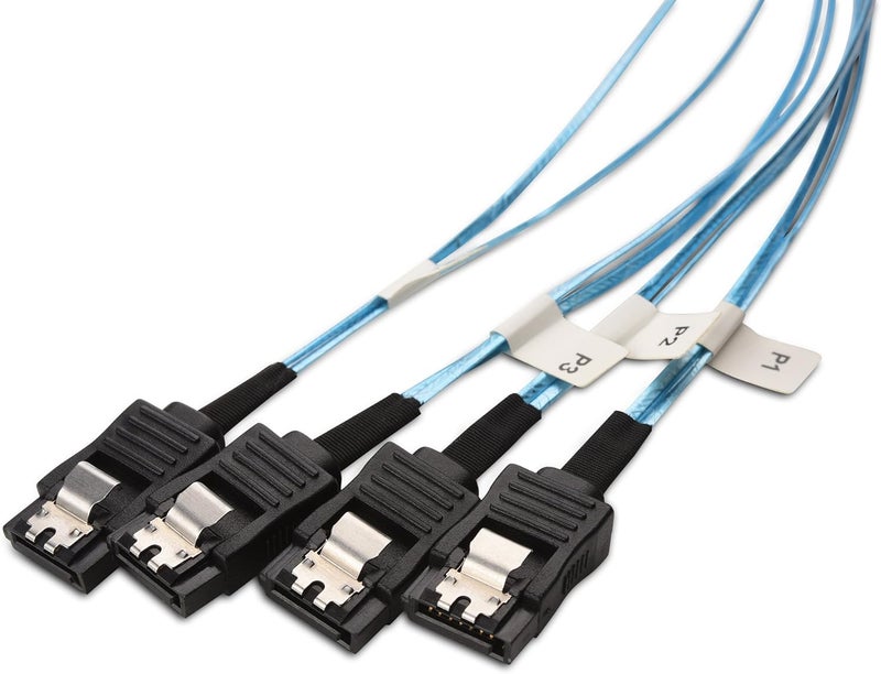 CableMatters Internal Mini SAS to SATA Cable 3.3 Feet (SFF-8087 to SATA Forward Breakout) - Image 3