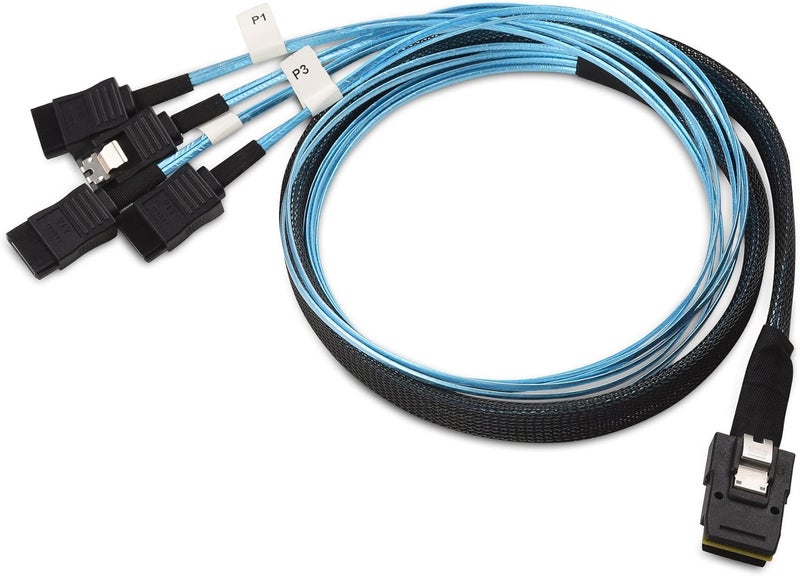 CableMatters Internal Mini SAS to SATA Cable 3.3 Feet (SFF-8087 to SATA Forward Breakout) - Image 2