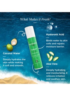 Aqualogica Aqualogica Hydrate+ Dewy Sunscreen SPF 50 PA+++ 50g UVA/B and Blue Light Protection for Men and Women For Oily, Combination and Dry Skin Fragrance-Free  - Image 3