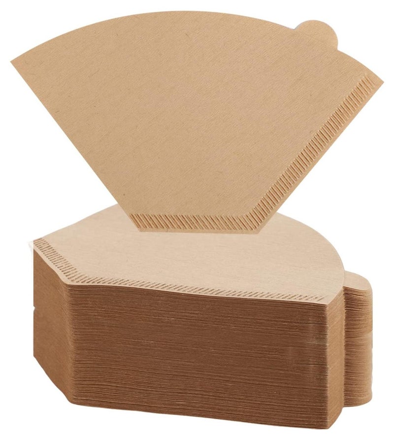 Qahwa 100 Piece Coffee Paper Filter , Size 02 Brown - Image 1