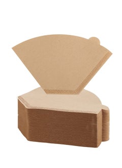 Qahwa 100 Piece Coffee Paper Filter , Size 02 Brown  - Image 1