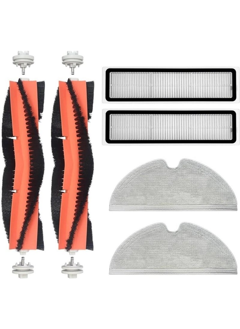 robotyedek Vestel V-Bot Pro B Spare Brush Hepa Filter Mop Set (6 Pieces) 