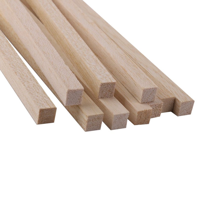 Segolike 20 Pieces Wood Art Craft Wooden Sticks Pieces Dowels Pole Rods Sweet Trees Wood Stick 200mmx10mm - Image 3