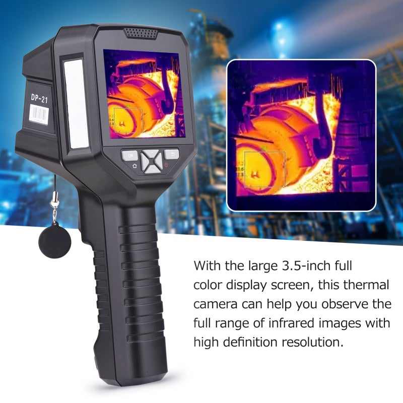 Thermal Imager 3.5-Inch Full Color Display - High Definition Infrared Sensor with 8 Color Palettes for Industrial Inspection Electric Power Electronic Manufacturing - Image 3