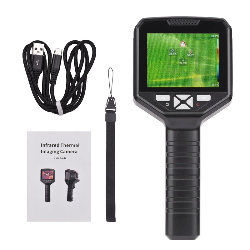 Thermal Imager 3.5-Inch Full Color Display - High Definition Infrared Sensor with 8 Color Palettes for Industrial Inspection Electric Power Electronic Manufacturing - Image 2