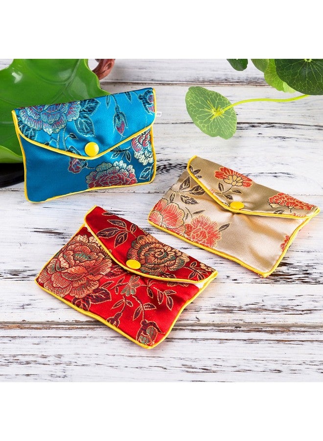MorTime MorTime Jewellery Jewelry Silk Purse Pouch Gift Bags, Multiple Colors, Pack of 12 (Small) - Image 3