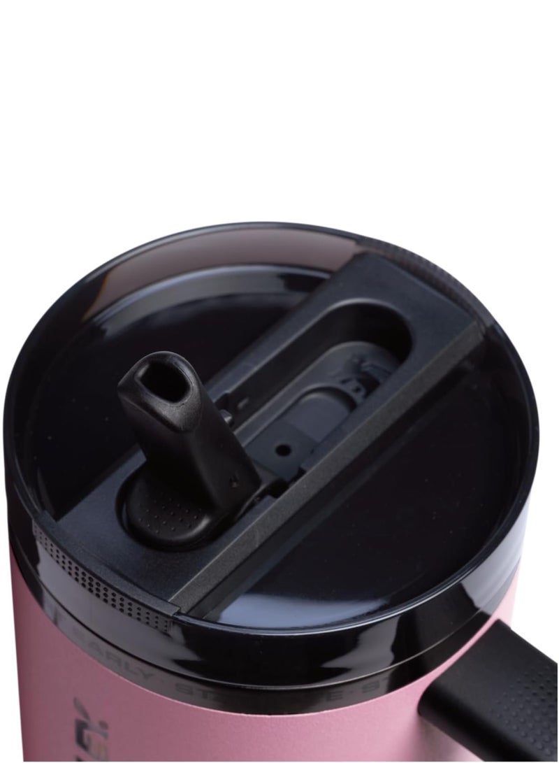 Stanley Messi x Quencher ProTour 40oz Limited Edition Flip Straw Tumbler – Vacuum Insulated Stainless Steel Travel Mug with Handle, BPA-Free Leak Resistant Water Cup, Car Cup Holder Compatible, Eco-Friendly Sports Hydration Bottle for Gym, Travel & Daily Use | GOAT Pink - Image 3