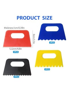 Plastic Paint Scraper, Plastic Putty Knife Putty Plastic Spreader Spackle Tool Plastic Putty Knife scraper Tool Kids Putty Scraper for Art 4pcs - pzsku/ZB1604891A9AE8B82E04CZ/45/_/1740217655/210b9f58-b351-496b-b580-c15bb92f929e