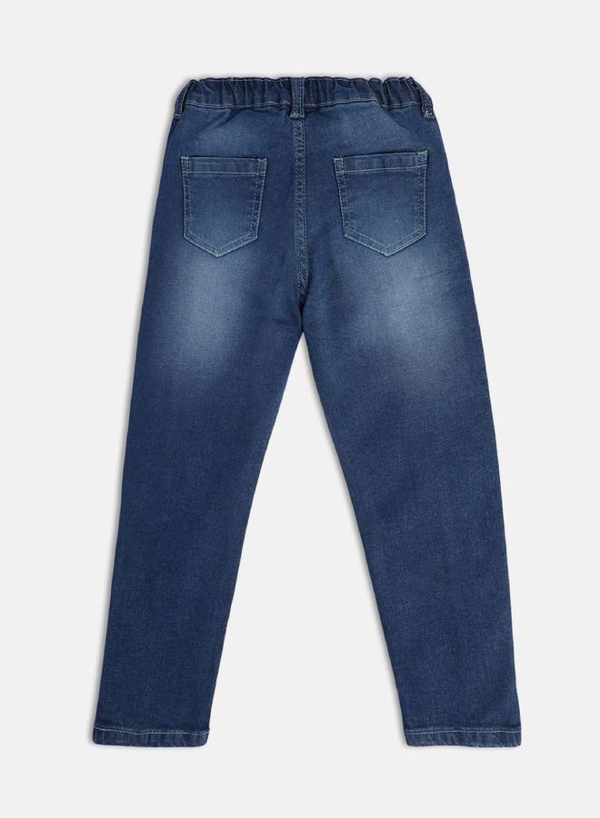 MINIKLUB Boys Light Distress Faded Jeans - Image 4