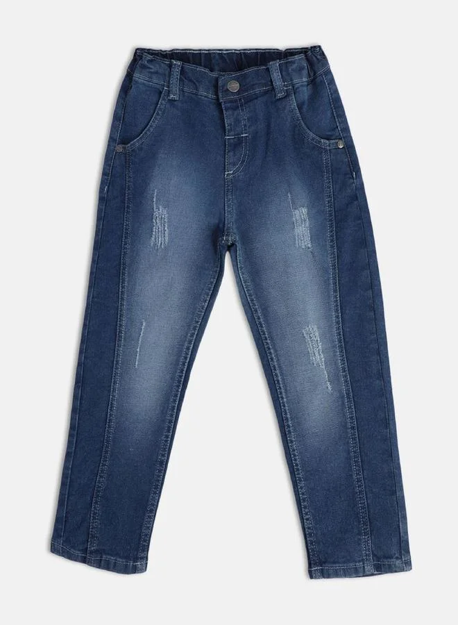 MINIKLUB Boys Light Distress Faded Jeans