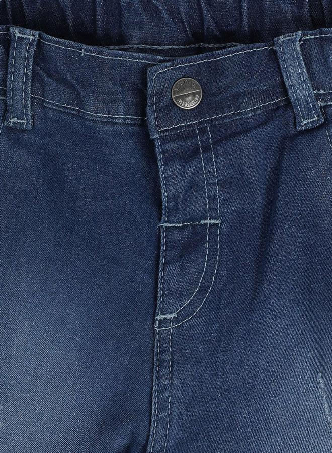 MINIKLUB Boys Light Distress Faded Jeans - Image 3