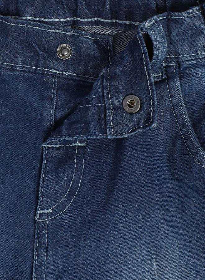 MINIKLUB Boys Light Distress Faded Jeans - Image 5