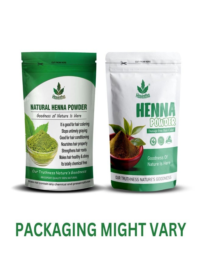Havintha Natural Henna Powder for Hair Color | 100% Natural Hair Dye | Shiny, Smoothning, Hair Growth, Deep Conditioning, Frizzy Damaged Hair Powder- Lawsonia Inermis - 200gm - Image 3