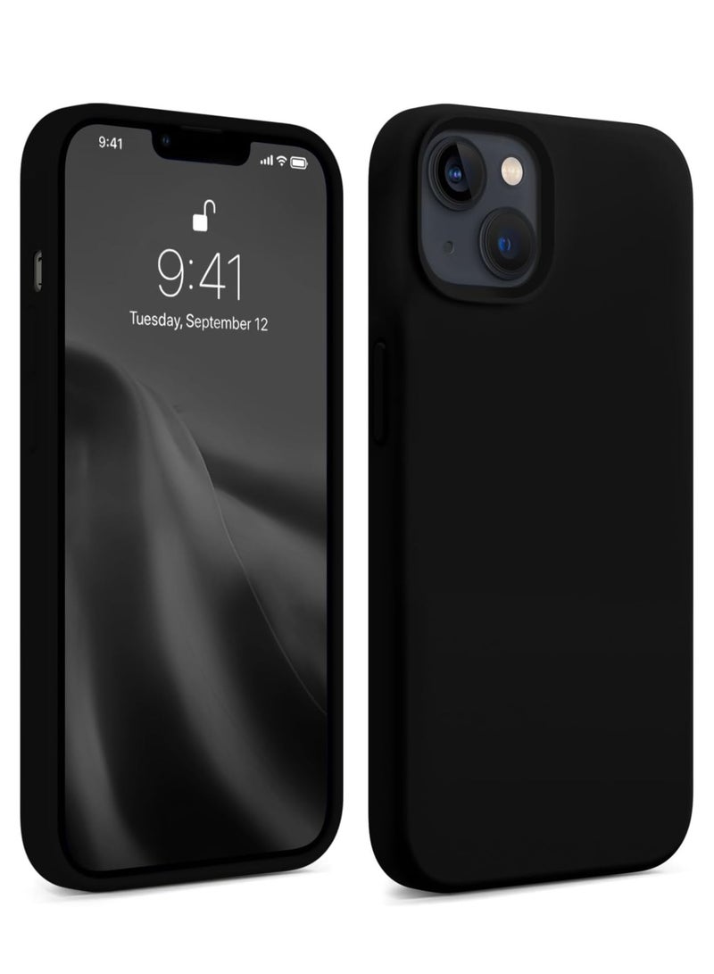 BORTONY iPhone 13 Case Liquid Silicone Anti Scratch Anti Fingerprint Soft Silky Touch Shockproof Protective Cover for Apple iPhone 13  - Image 1