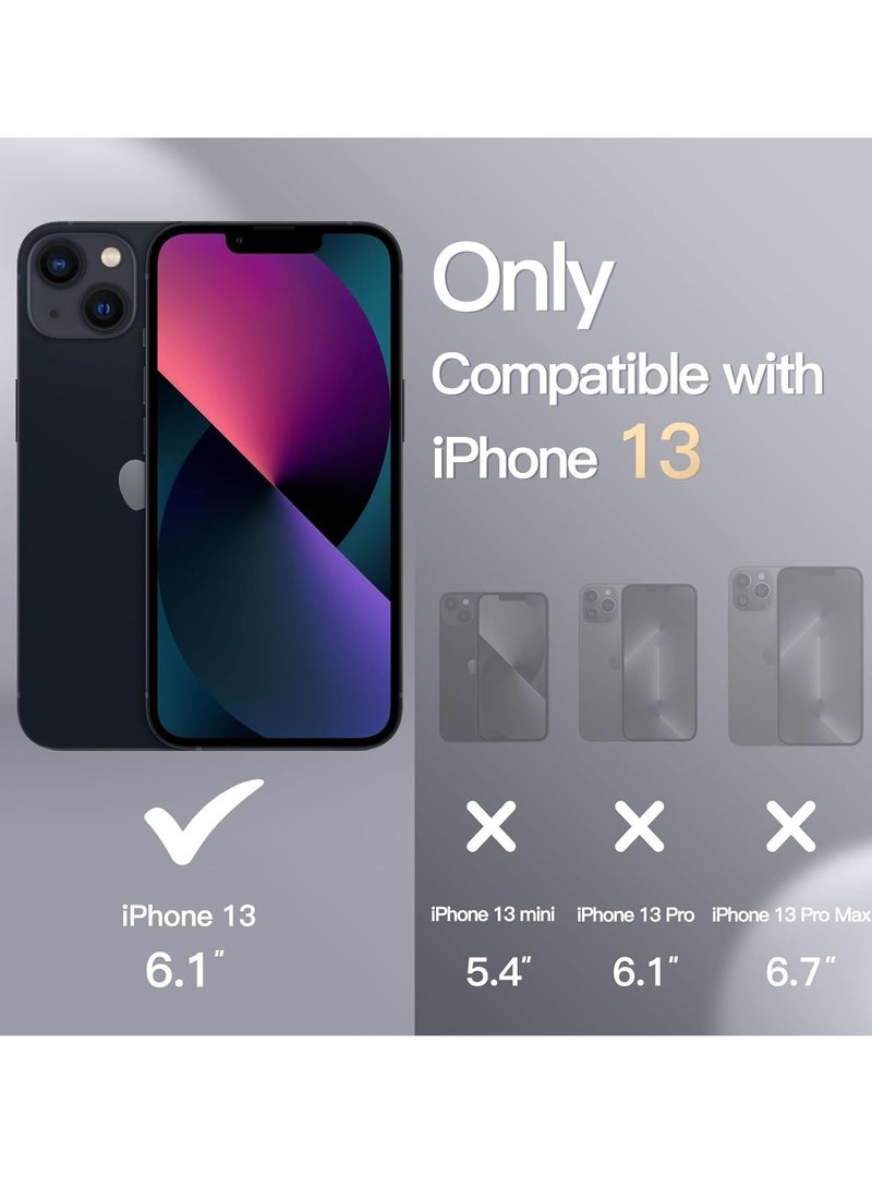 BORTONY iPhone 13 Case Liquid Silicone Anti Scratch Anti Fingerprint Soft Silky Touch Shockproof Protective Cover for Apple iPhone 13  - Image 2