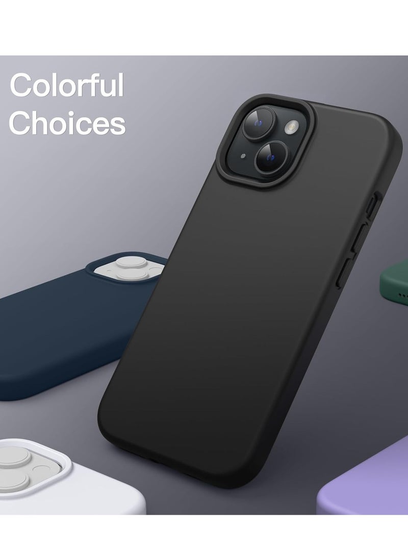 BORTONY iPhone 13 Case Liquid Silicone Anti Scratch Anti Fingerprint Soft Silky Touch Shockproof Protective Cover for Apple iPhone 13  - Image 5