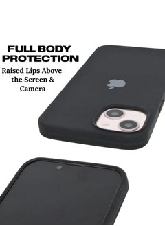 BORTONY iPhone 13 Case Liquid Silicone Anti Scratch Anti Fingerprint Soft Silky Touch Shockproof Protective Cover for Apple iPhone 13  - Image 2