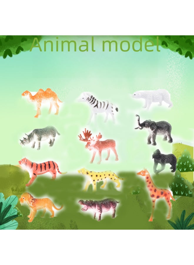 Simulation Animal Model Insect Model Toy Simulation Small Snake Turtle Turtle Wild Insect Early Education Toy-Color:070-12 Caterpillar  - Image 3