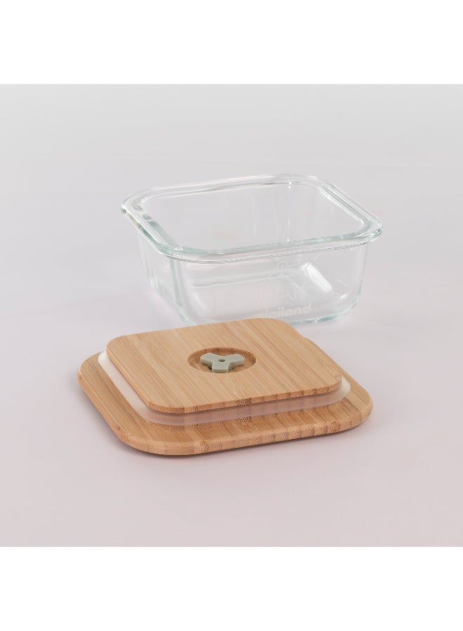 Miniland EcoSquare Frog Airtight Glass Baby Food Containers – 210 ml (Set of 2) - Image 3