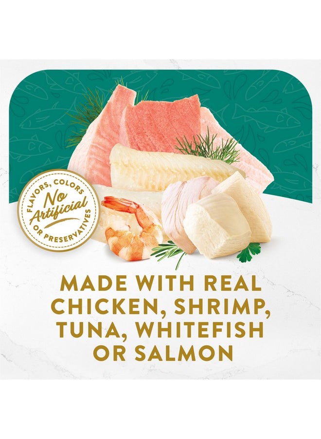 فانسي فيست مجموعة متنوعة من طعام القطط الرطب الخالي من الحبوب من Y Feast Broth Complement Chicken And Seafood - (عبوة من 20 كيسًا) 1.4 أونصة  - Image 2