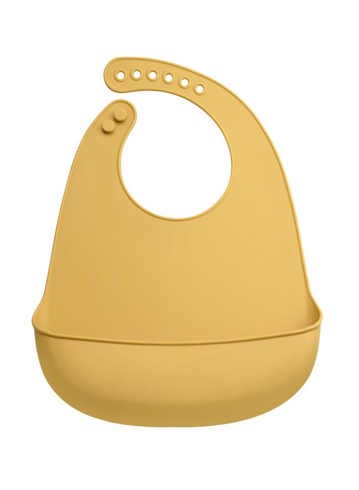 Baby silicone eating bib