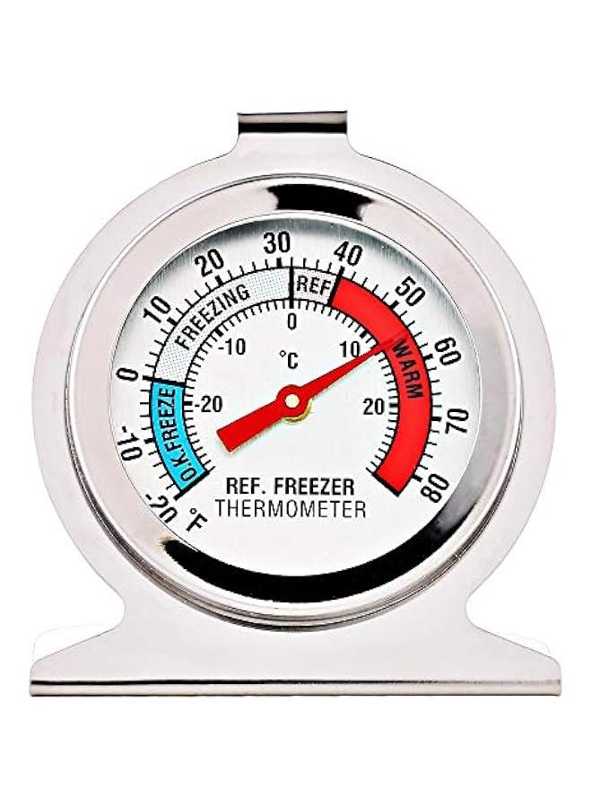 2 Pack Refrigerator Freezer Thermometer Large Dial Analog Thermometer - Image 3