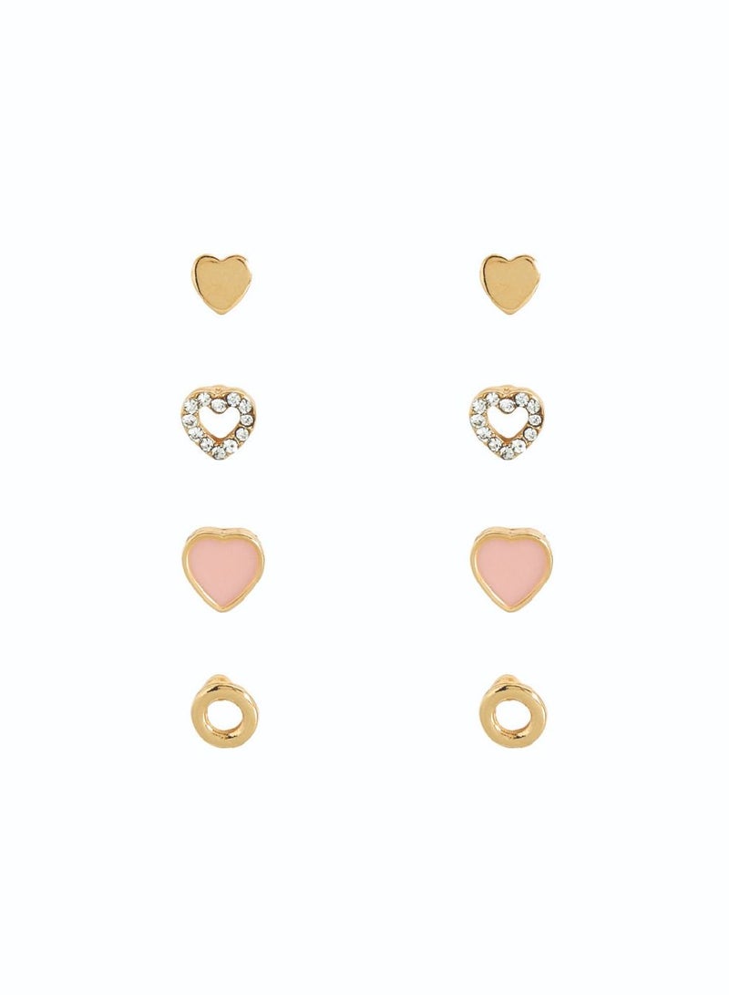 AMICA Assorted Metallic Set of 9 Earrings - Image 2