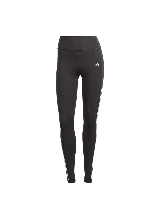 Adidas Adidas Opt 3S 1/1 L Black Training Tights For Women 2XS