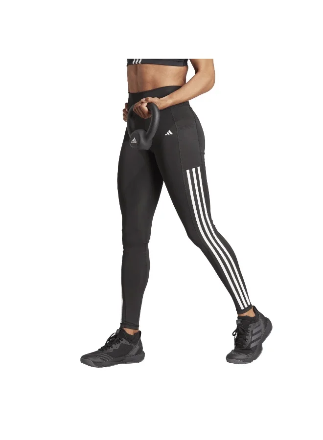 Adidas Adidas Opt 3S 1/1 L Black Training Tights For Women 2XS