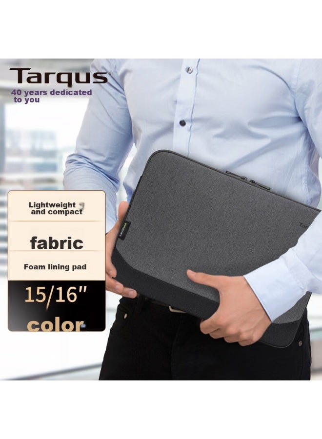 Targus Inner Sleeve, 14/15-inch Lightweight Business Laptop Bag, Handheld Case, Gray, 646 - Image 1