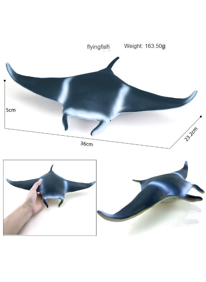 NIBEMINENT Realistic Marine Animal Toys - Pufferfish, Octopus, Shrimp, Starfish, Crab & More