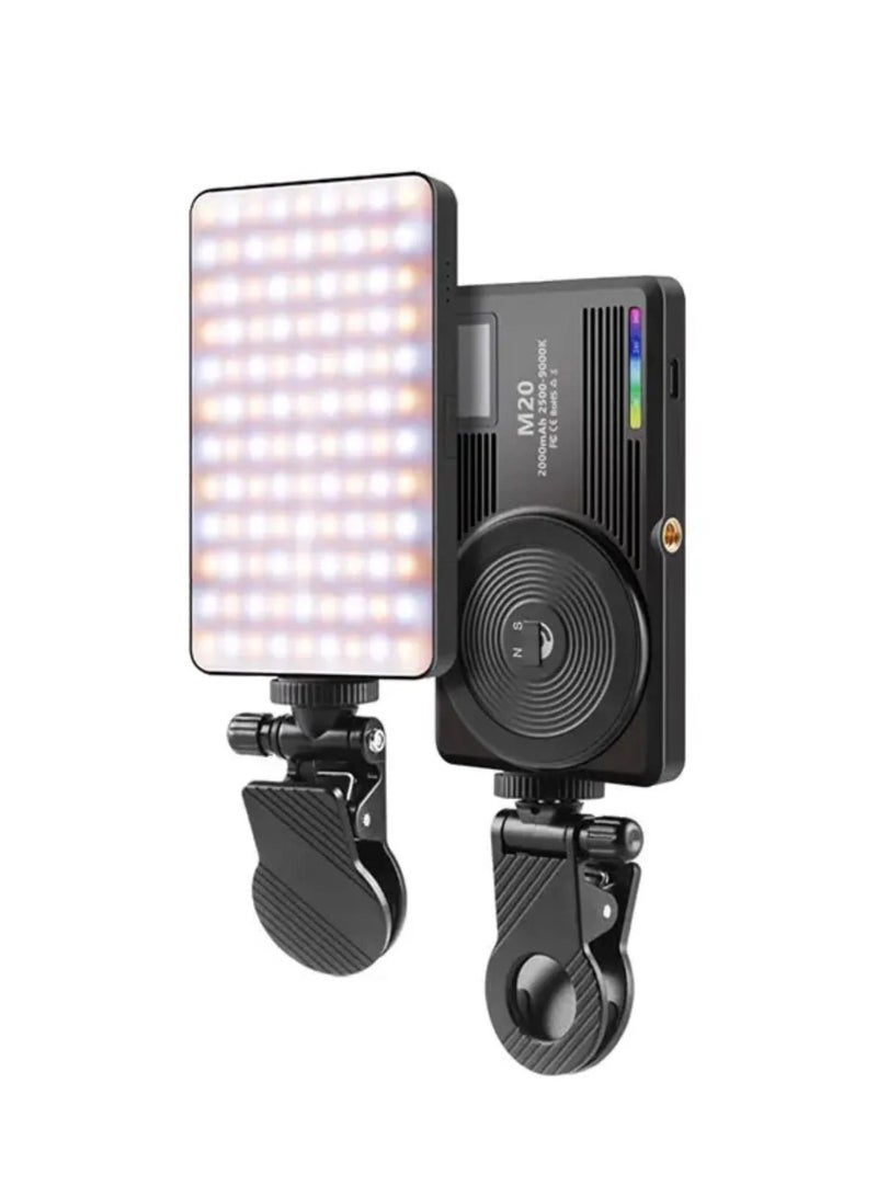 LUZ DE Mobile Camera Universal RGB LED M20 - Black - Image 1