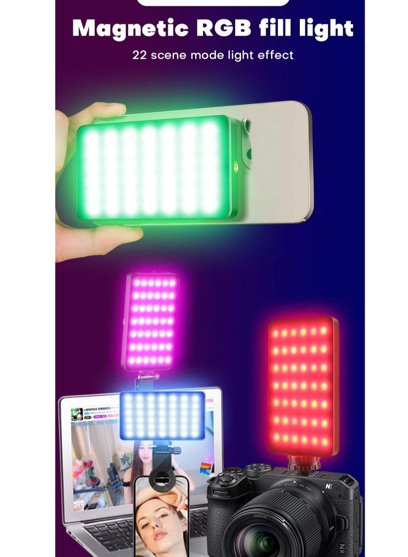 LUZ DE Mobile Camera Universal RGB LED M20 - Black - Image 5